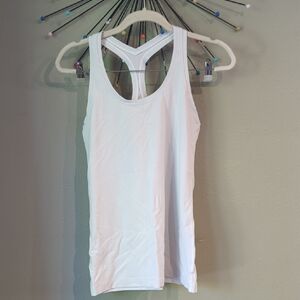 Lululemon White Racerback Tank
